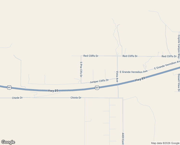 map of restaurants, bars, coffee shops, grocery stores, and more near Knoll Ave in Kanab