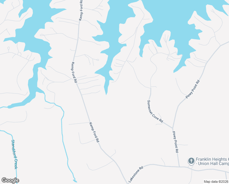 map of restaurants, bars, coffee shops, grocery stores, and more near 120 Kamp Branch Road in Union Hall