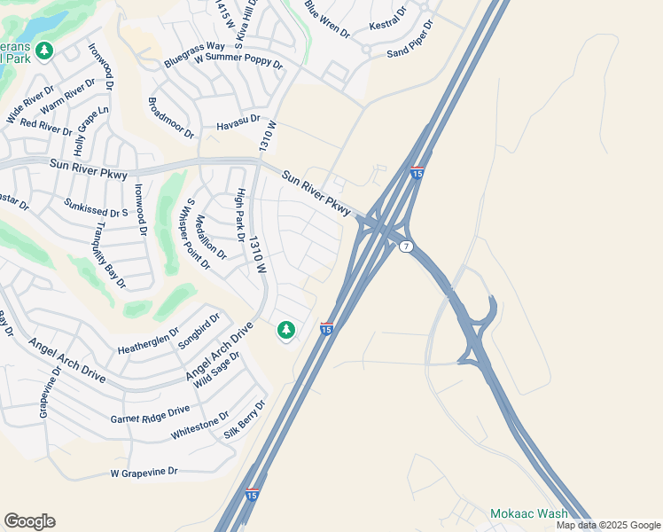 map of restaurants, bars, coffee shops, grocery stores, and more near 1138 West Floyd Drive in St. George