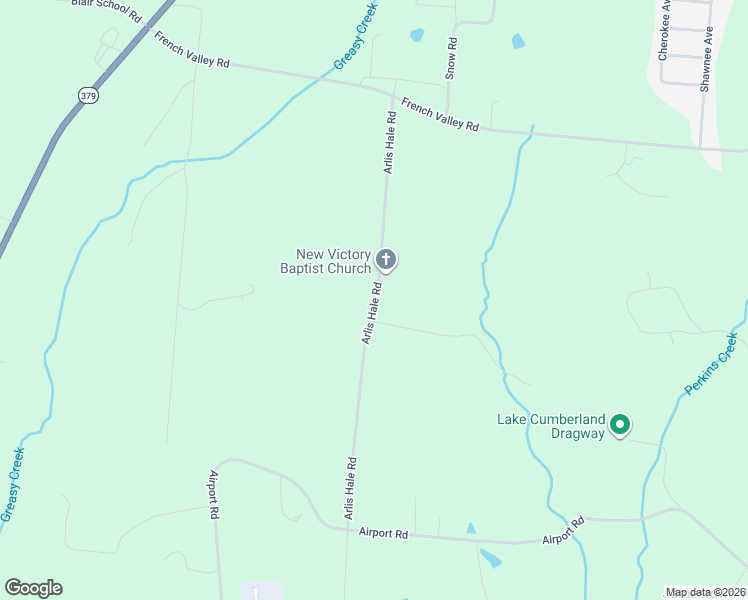map of restaurants, bars, coffee shops, grocery stores, and more near Arlis Hale Road in Russell Springs