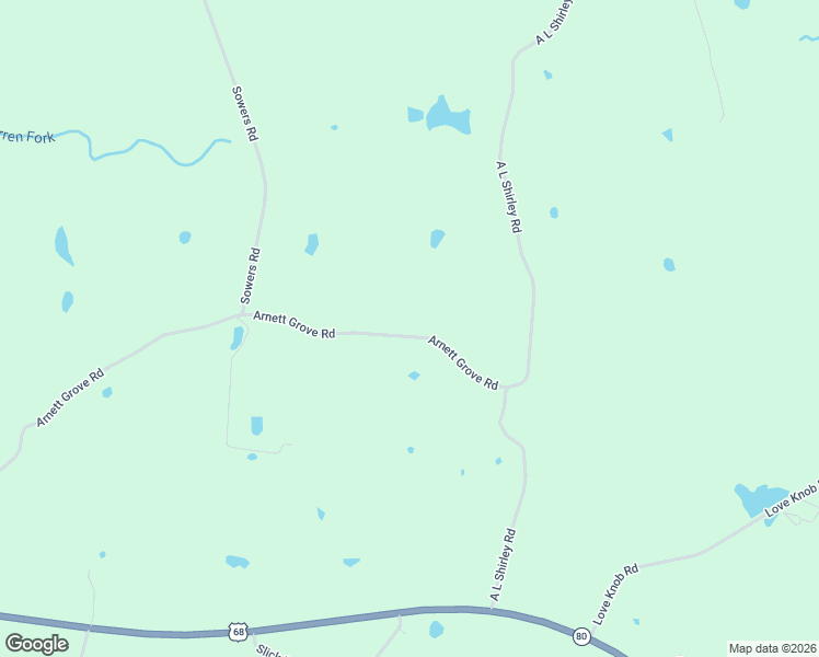 map of restaurants, bars, coffee shops, grocery stores, and more near 1000-1598 Arnett Grove Road in Glasgow