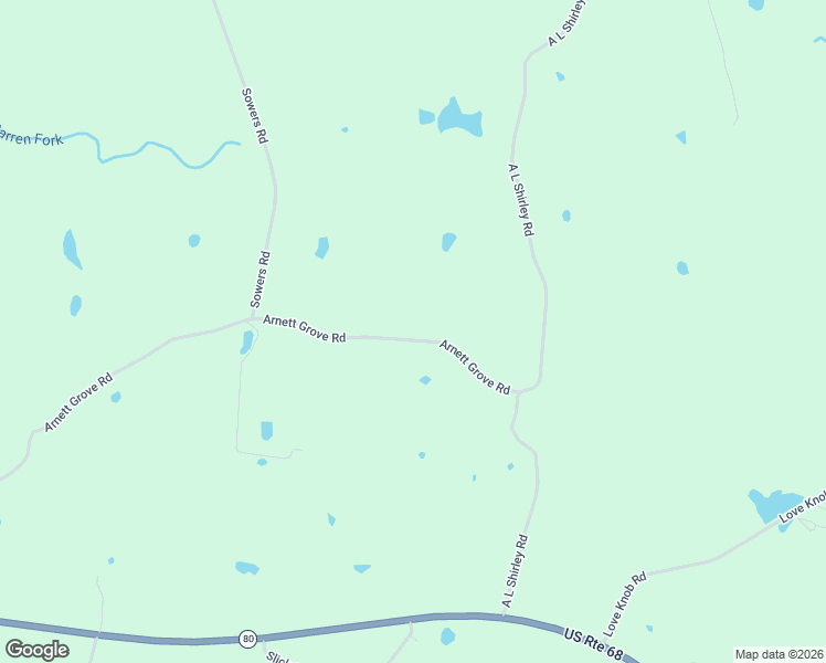 map of restaurants, bars, coffee shops, grocery stores, and more near 1000-1598 Arnett Grove Road in Glasgow