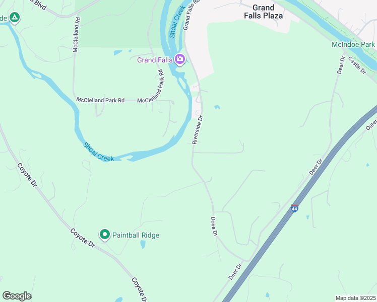 map of restaurants, bars, coffee shops, grocery stores, and more near 5512 Riverside Drive in Joplin