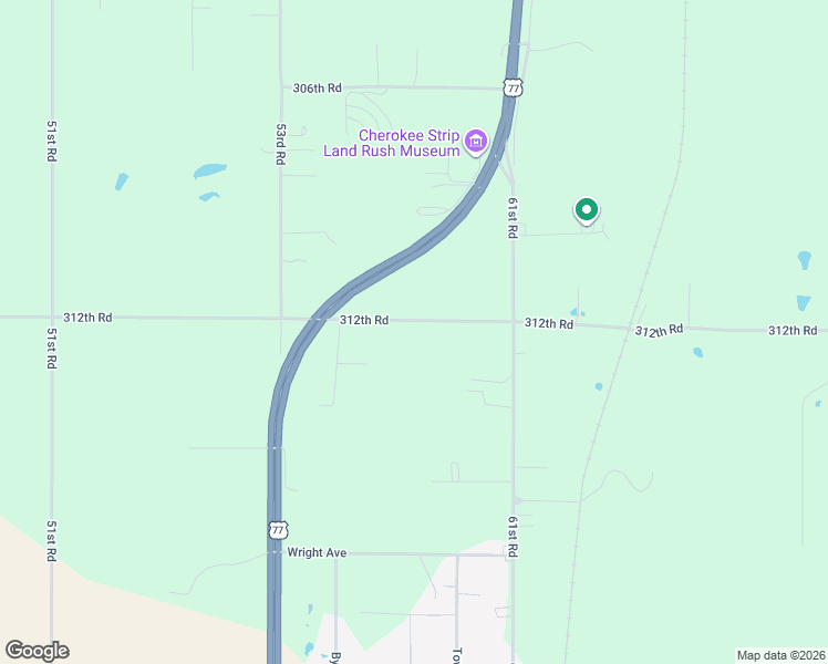 map of restaurants, bars, coffee shops, grocery stores, and more near 6752 312th Road in Arkansas City