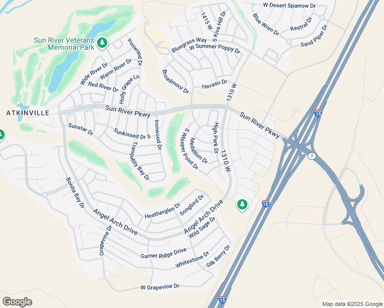 map of restaurants, bars, coffee shops, grocery stores, and more near 4730 Medallion Drive in St. George
