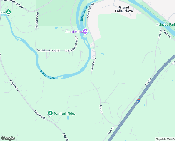 map of restaurants, bars, coffee shops, grocery stores, and more near 5512 Riverside Drive in Joplin