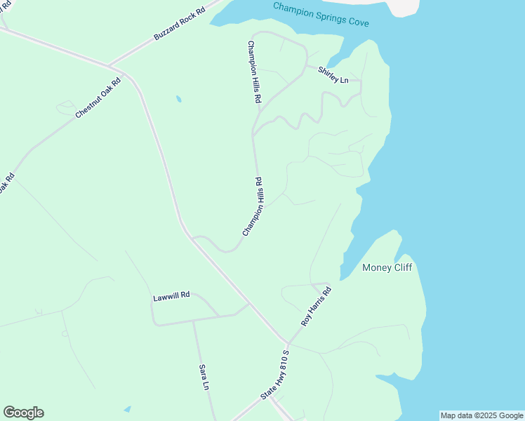 map of restaurants, bars, coffee shops, grocery stores, and more near 1044 Champion Hills Road in Kuttawa