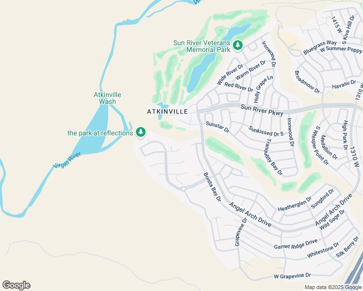 map of restaurants, bars, coffee shops, grocery stores, and more near 2032 West River of Fortune Circle in St. George
