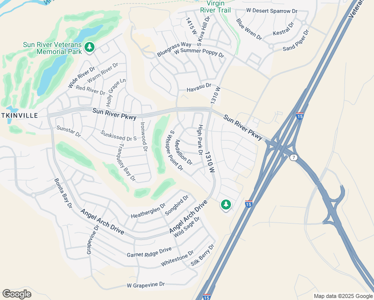 map of restaurants, bars, coffee shops, grocery stores, and more near 1392 Harvest Heights Drive in St. George