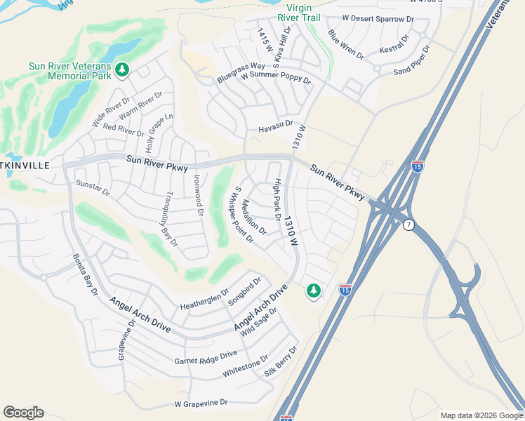 map of restaurants, bars, coffee shops, grocery stores, and more near 1387 Forest Hill Drive in St. George