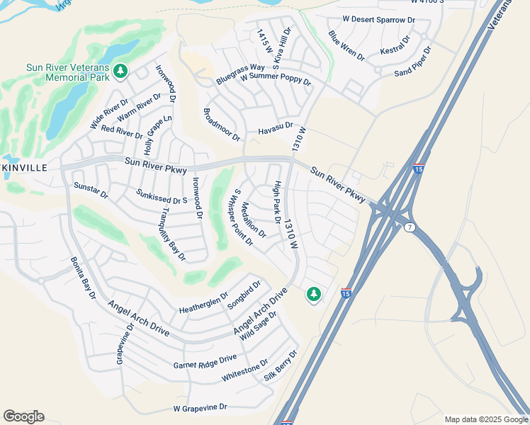 map of restaurants, bars, coffee shops, grocery stores, and more near 1379 Forest Hill Drive in St. George