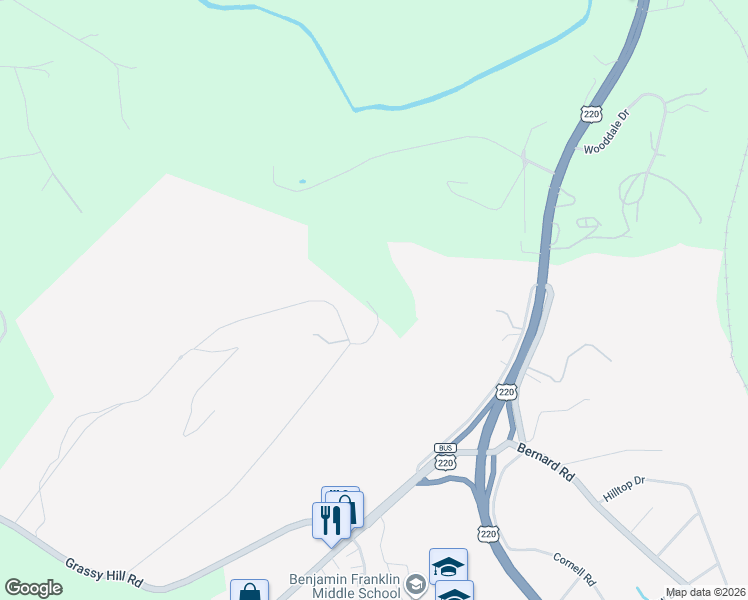 map of restaurants, bars, coffee shops, grocery stores, and more near Penny Lane in Rocky Mount
