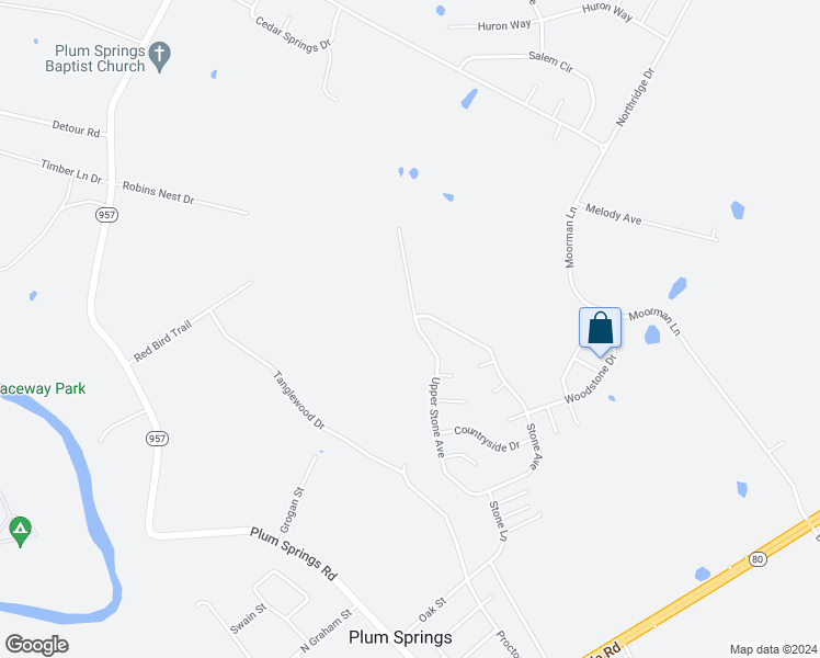 map of restaurants, bars, coffee shops, grocery stores, and more near 367 Upper Stone Avenue in Bowling Green
