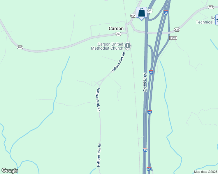 map of restaurants, bars, coffee shops, grocery stores, and more near 17625 Halligan Park Road in Carson