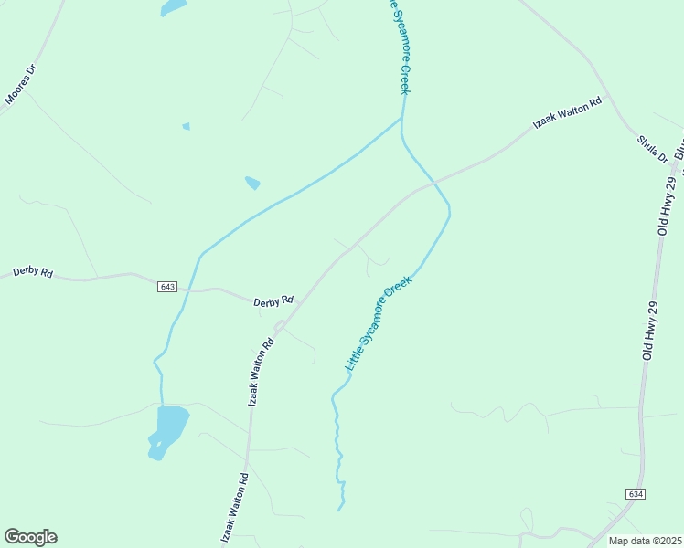 map of restaurants, bars, coffee shops, grocery stores, and more near 2362 Izaak Walton Road in Hurt