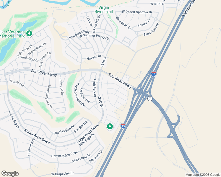 map of restaurants, bars, coffee shops, grocery stores, and more near 1162 West Grayson Drive in St. George