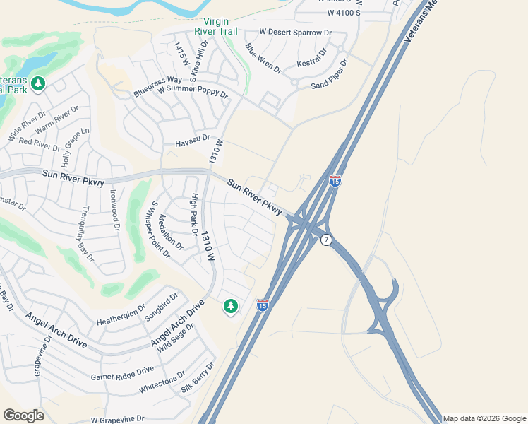 map of restaurants, bars, coffee shops, grocery stores, and more near 1162 West Grayson Drive in St. George