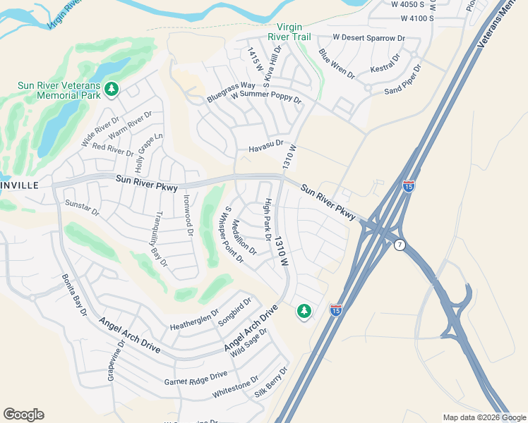 map of restaurants, bars, coffee shops, grocery stores, and more near 1356 Country Club Drive in St. George