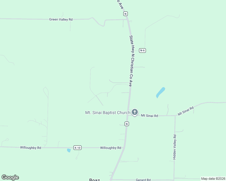 map of restaurants, bars, coffee shops, grocery stores, and more near Crystal Valley Road in Clever