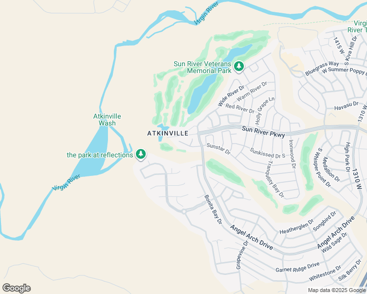 map of restaurants, bars, coffee shops, grocery stores, and more near 2023 Sunstar Circle in St. George