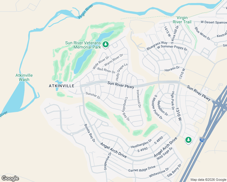 map of restaurants, bars, coffee shops, grocery stores, and more near 4610 South Siesta Drive in St. George