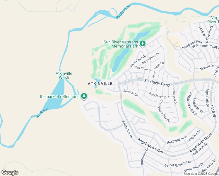 map of restaurants, bars, coffee shops, grocery stores, and more near 2034 Sunstar Circle in Saint George