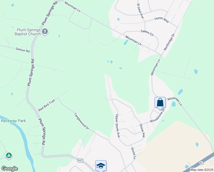 map of restaurants, bars, coffee shops, grocery stores, and more near 437 Upper Stone Avenue in Bowling Green