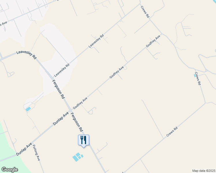 map of restaurants, bars, coffee shops, grocery stores, and more near 3040 Godfrey Avenue in Gilroy