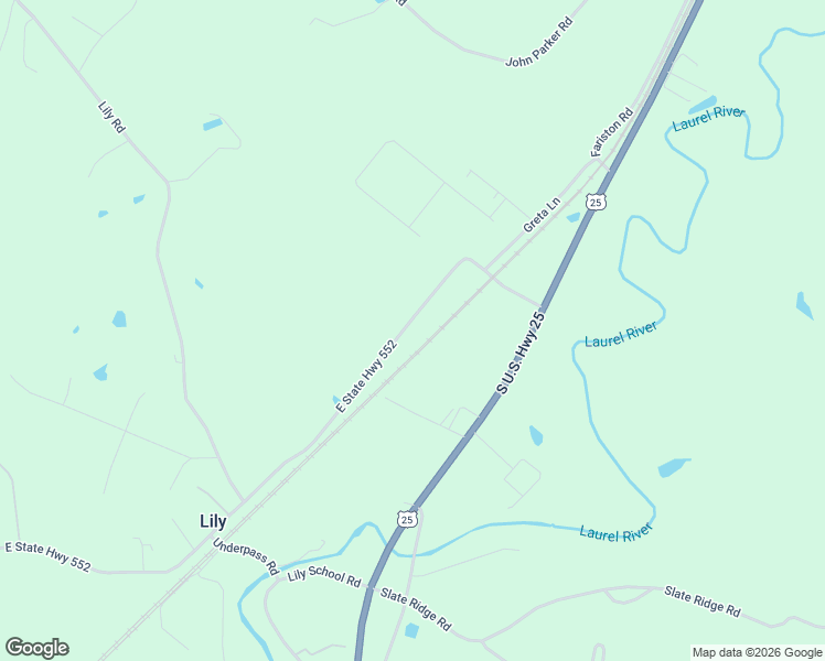 map of restaurants, bars, coffee shops, grocery stores, and more near 4657 East State Highway 552 in London