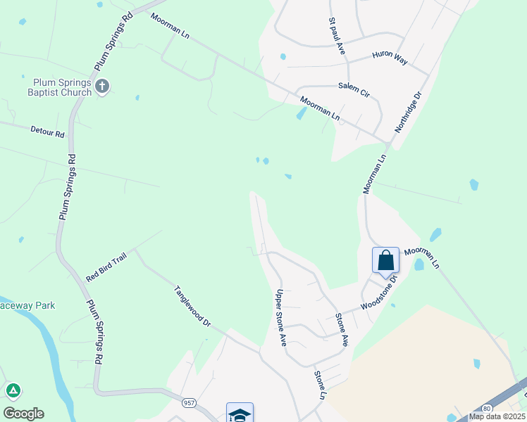map of restaurants, bars, coffee shops, grocery stores, and more near 440 Upper Stone Avenue in Bowling Green