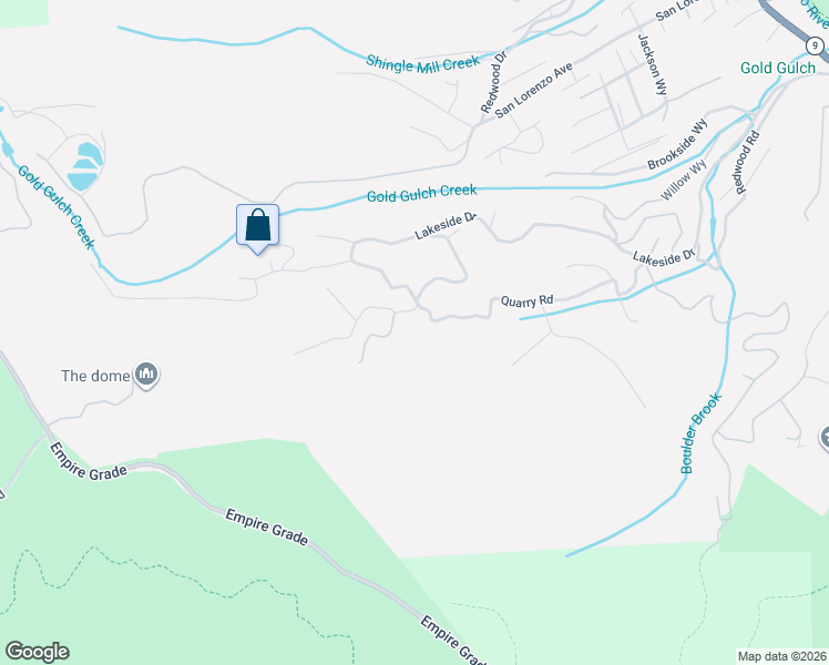 map of restaurants, bars, coffee shops, grocery stores, and more near 1725 Early Drive in Felton