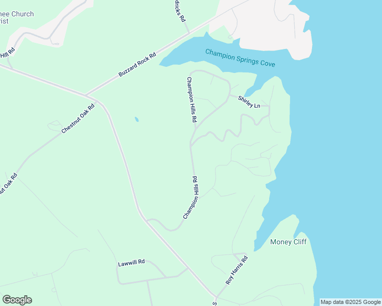 map of restaurants, bars, coffee shops, grocery stores, and more near Champion Hills Road in Kuttawa