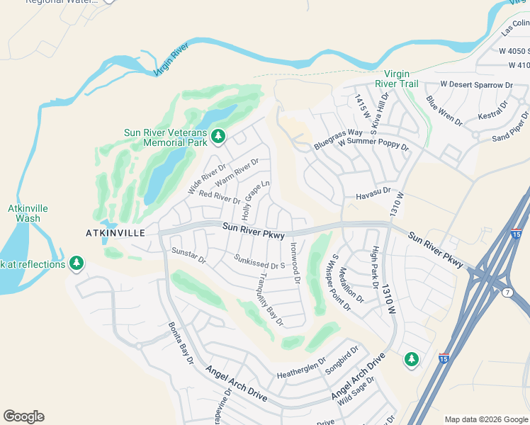 map of restaurants, bars, coffee shops, grocery stores, and more near 4518 Cold River Drive in St. George