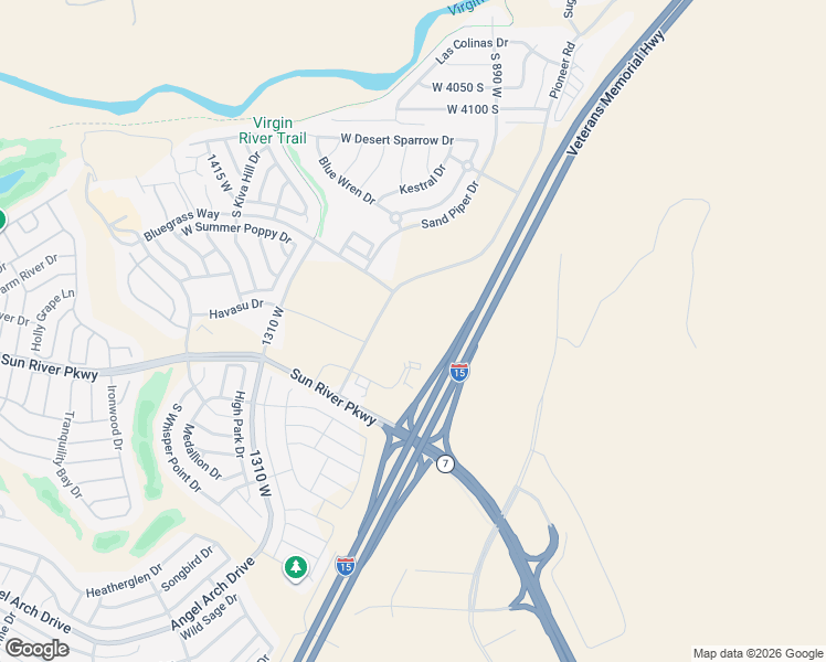 map of restaurants, bars, coffee shops, grocery stores, and more near in St. George