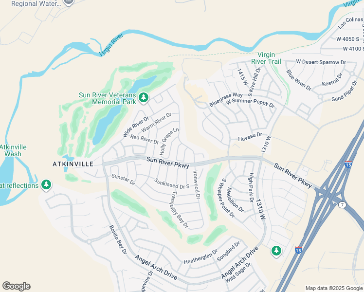 map of restaurants, bars, coffee shops, grocery stores, and more near 4491 Cold River Drive in St. George