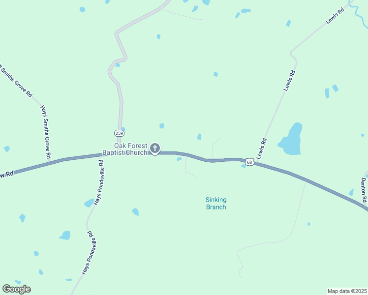 map of restaurants, bars, coffee shops, grocery stores, and more near 11628 Glasgow Road in Smiths Grove