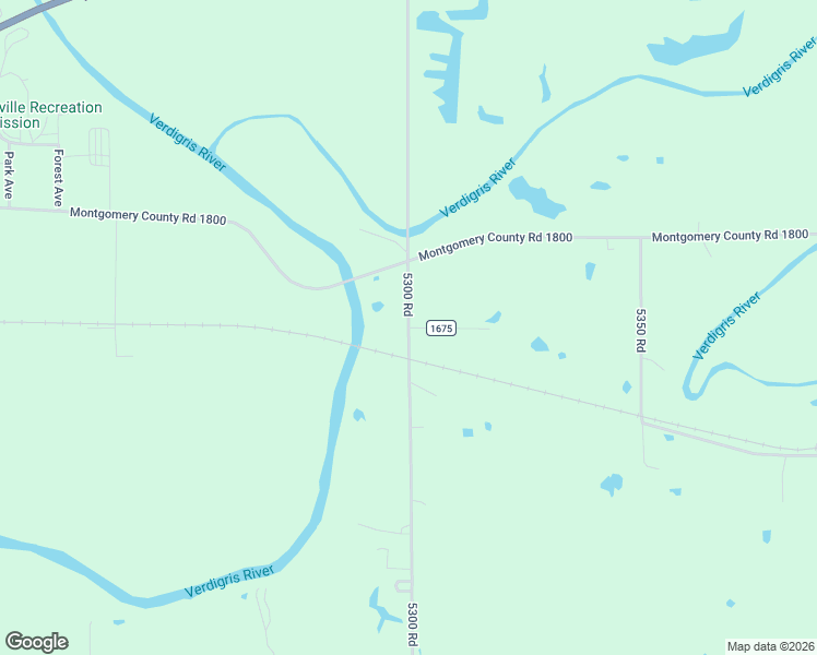 map of restaurants, bars, coffee shops, grocery stores, and more near County Road 1675 in Coffeyville