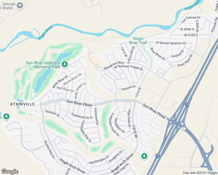 map of restaurants, bars, coffee shops, grocery stores, and more near 4463 Broadmoor Drive in St. George