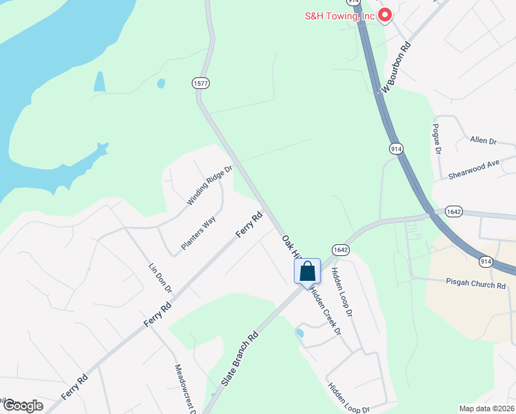 map of restaurants, bars, coffee shops, grocery stores, and more near 4035-4159 Oak Hill Road in Somerset