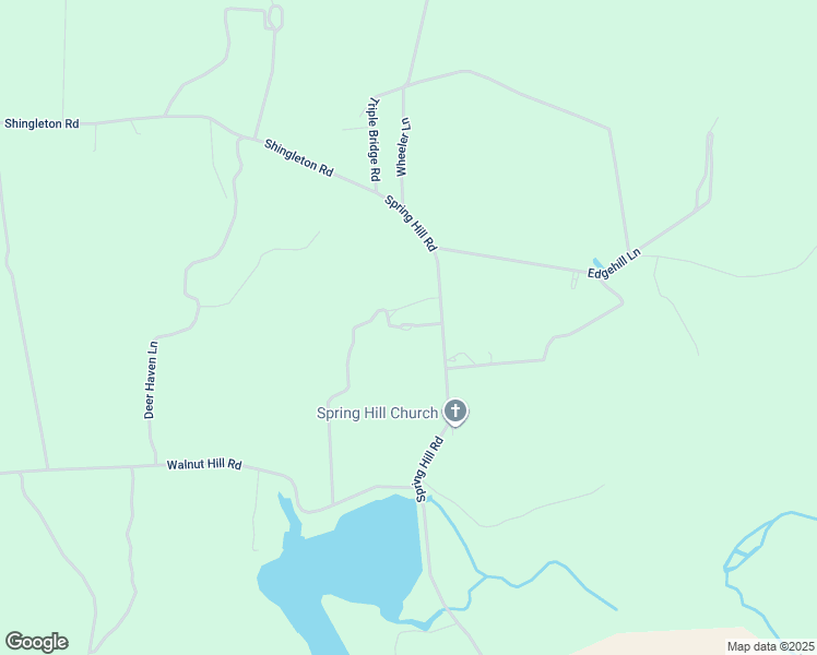 map of restaurants, bars, coffee shops, grocery stores, and more near 6264-6300 Spring Hill Road in Waverly