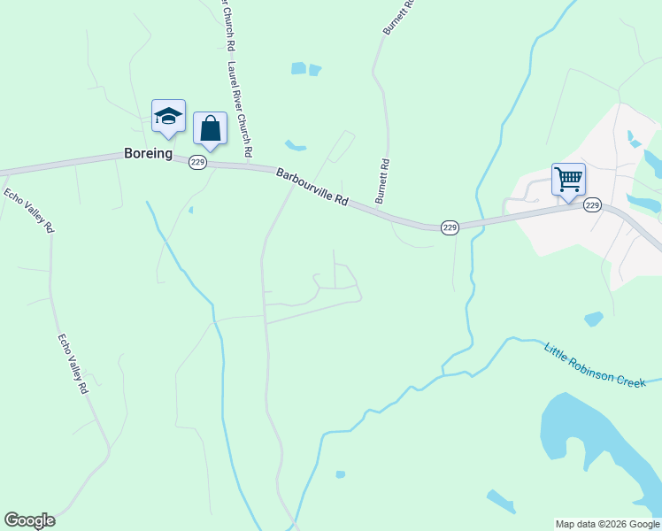 map of restaurants, bars, coffee shops, grocery stores, and more near 265 Owen Road in Lily