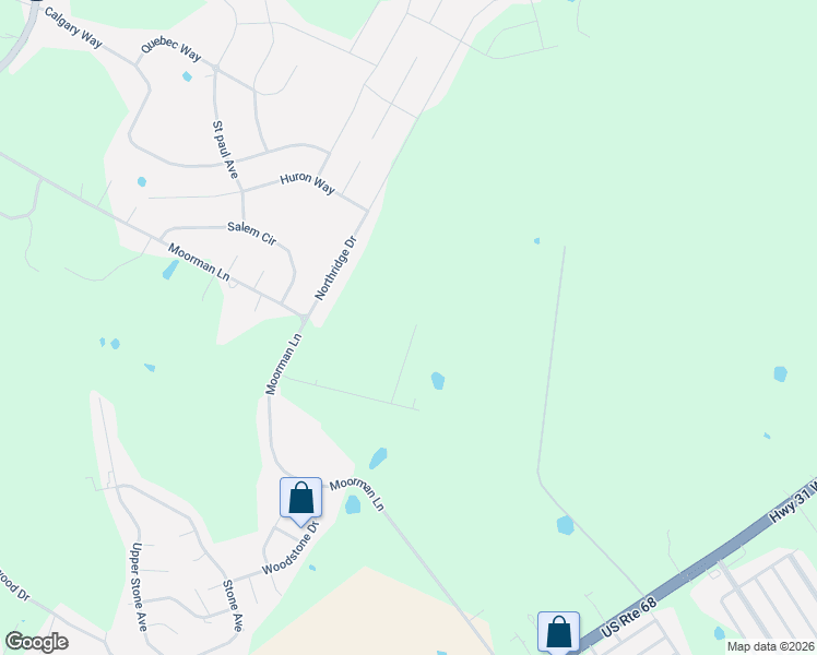 map of restaurants, bars, coffee shops, grocery stores, and more near 1176 Moorman Lane in Bowling Green