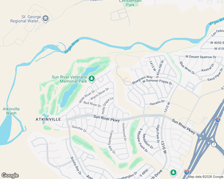 map of restaurants, bars, coffee shops, grocery stores, and more near 4368 Ironwood Drive in St. George