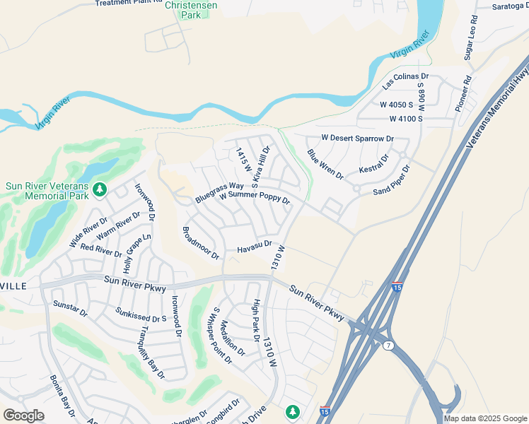 map of restaurants, bars, coffee shops, grocery stores, and more near 4369 S Kiva Hill Dr in St George