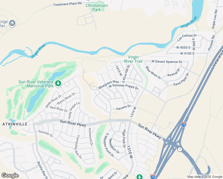 map of restaurants, bars, coffee shops, grocery stores, and more near 4351 South Knob Oak Drive in St. George