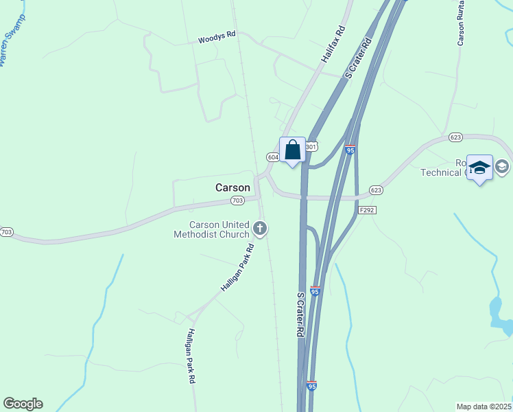 map of restaurants, bars, coffee shops, grocery stores, and more near 17306 Halligan Park Road in Carson
