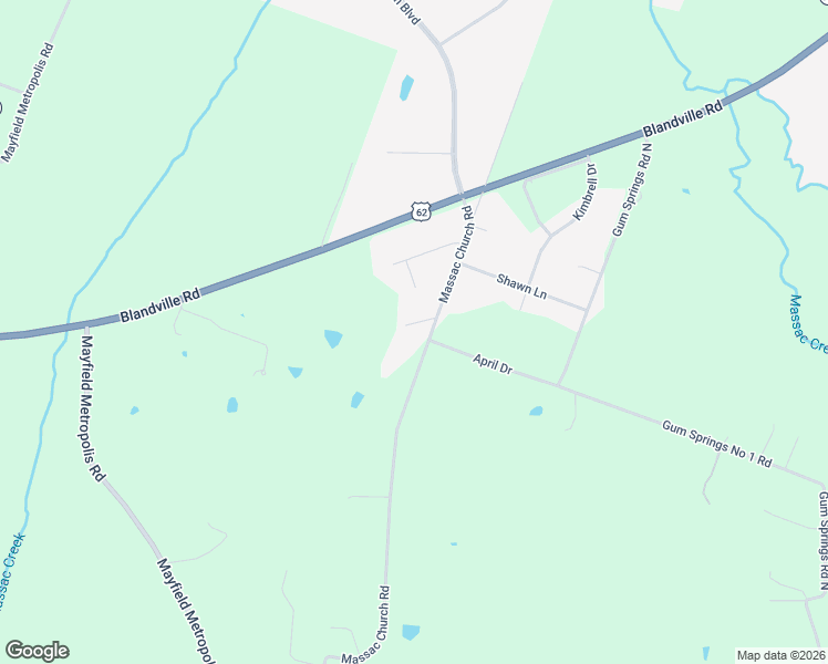 map of restaurants, bars, coffee shops, grocery stores, and more near 646-798 Massac Church Road in Paducah