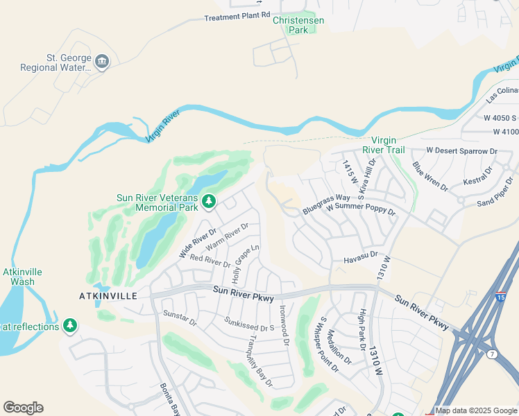 map of restaurants, bars, coffee shops, grocery stores, and more near 4283 Ironwood Drive in St. George