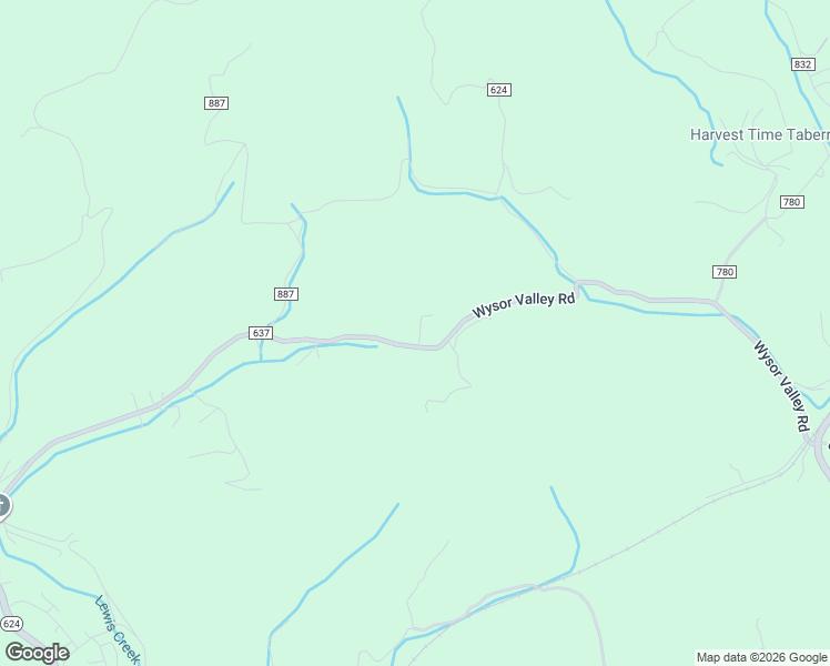 map of restaurants, bars, coffee shops, grocery stores, and more near Wysor Valley in Honaker