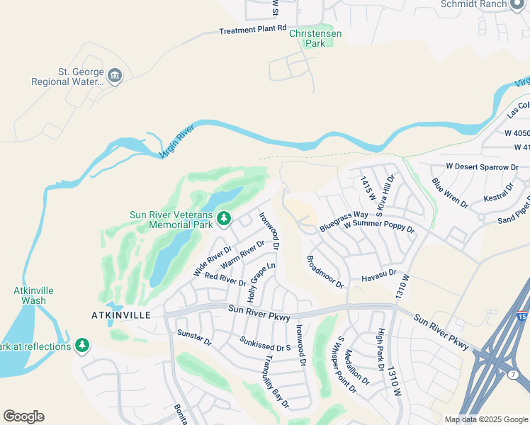 map of restaurants, bars, coffee shops, grocery stores, and more near 4283 Ironwood Drive in St. George